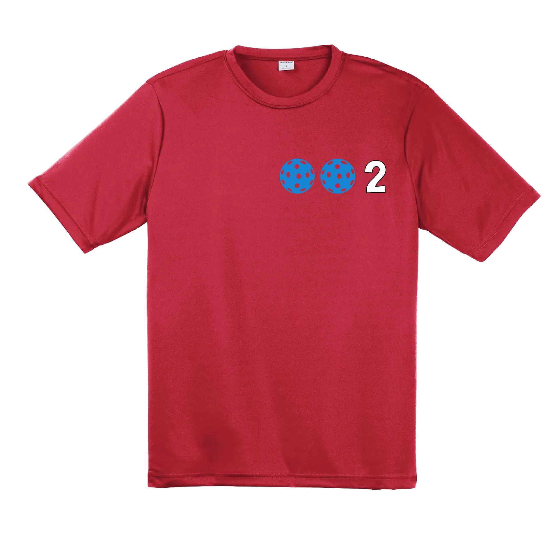 002 With Pickleballs (Yellow White Cyan) Customizable | Men's Short Sleeve Pickleball Shirt | 100% Polyester