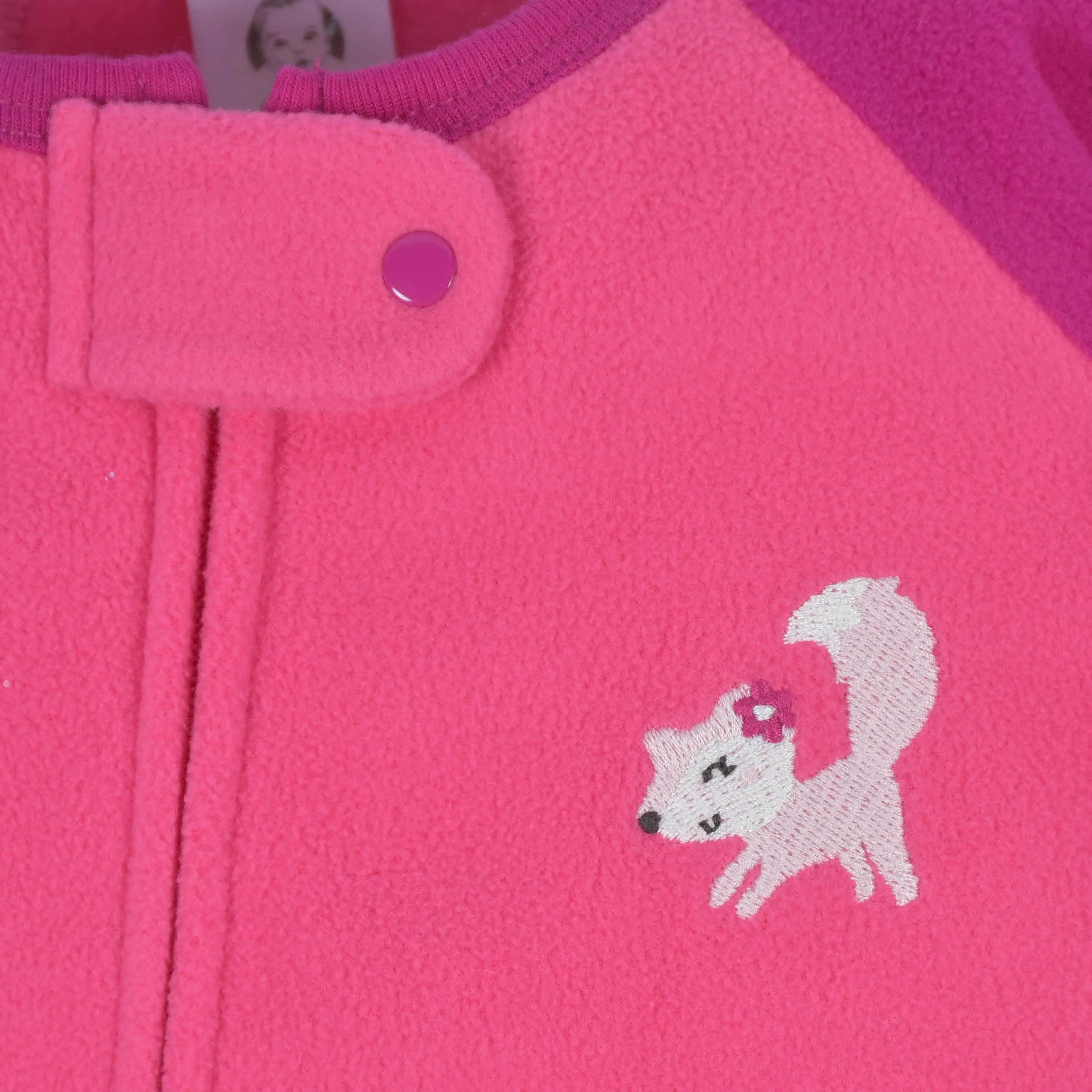 2-Pack Baby & Toddler Girls Pink Fox Fleece Pajamas