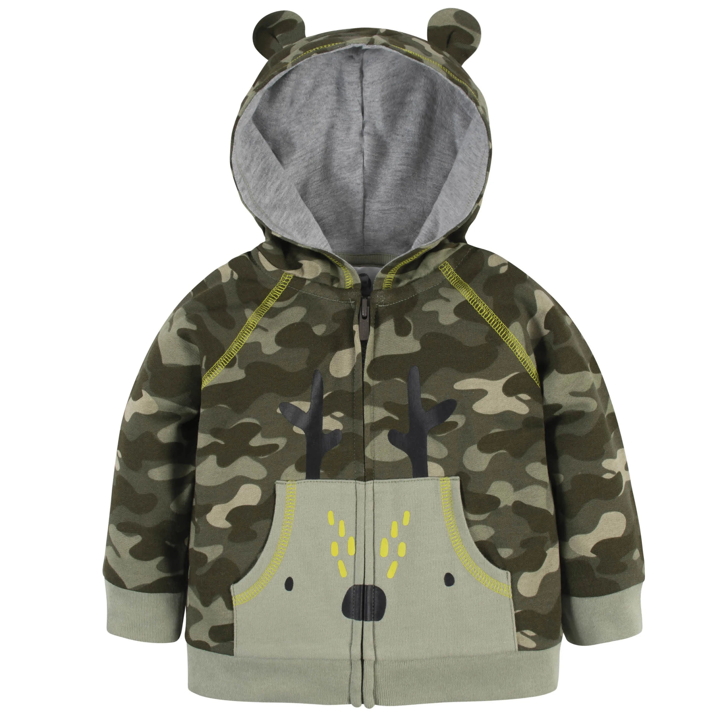 2-Piece Baby & Toddler Boys Comfy Camo Hoodie & Active Pant Set