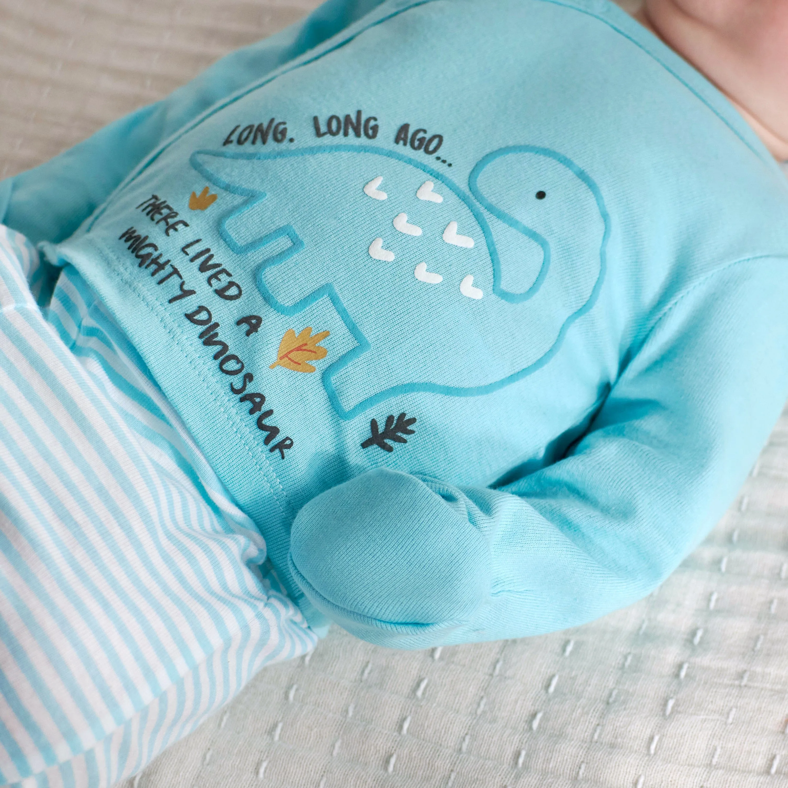 3-Piece Baby Boys Dino Blues Take Me Home Set