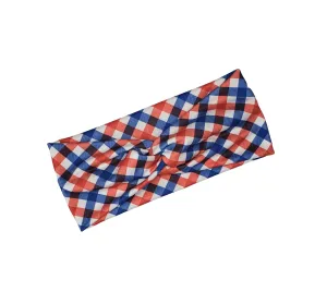 4th of July Plaid Headband