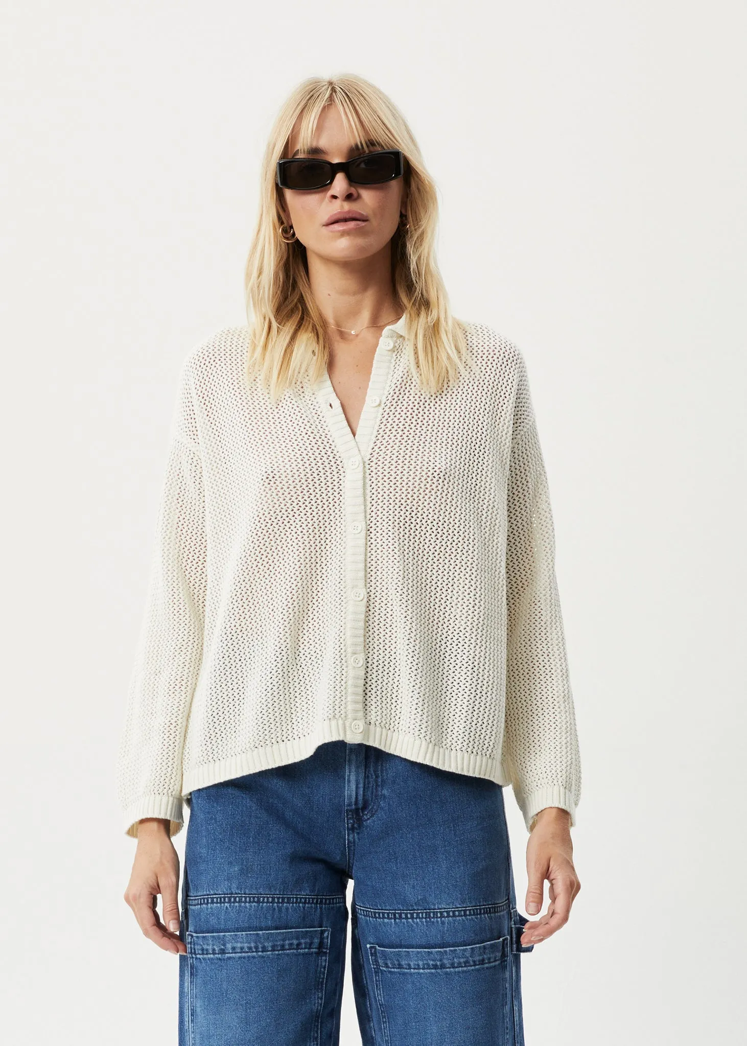 AFENDS Womens Ryder - Knit Shirt - White