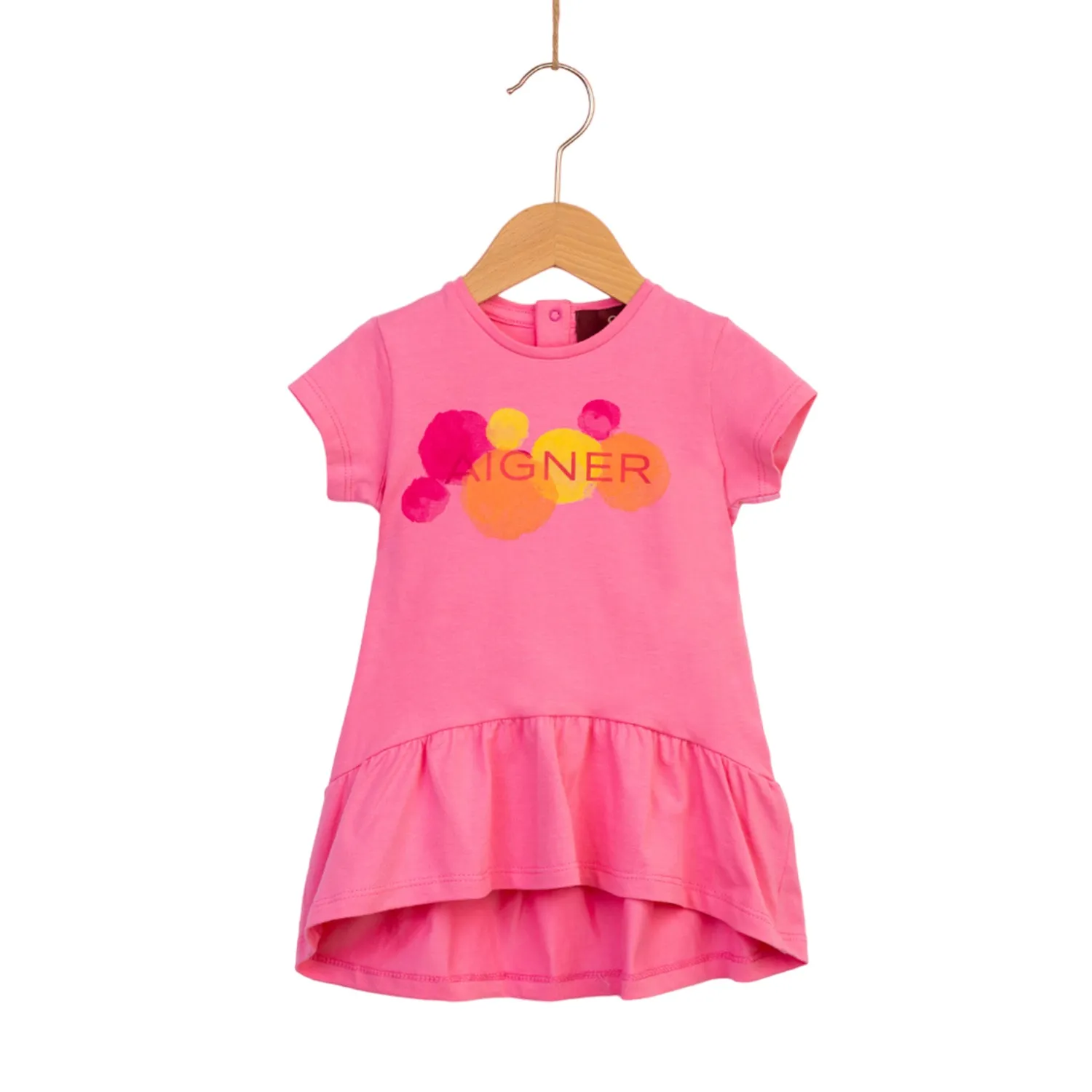 Aigner Kids Baby Girl's Cotton Logo Dress