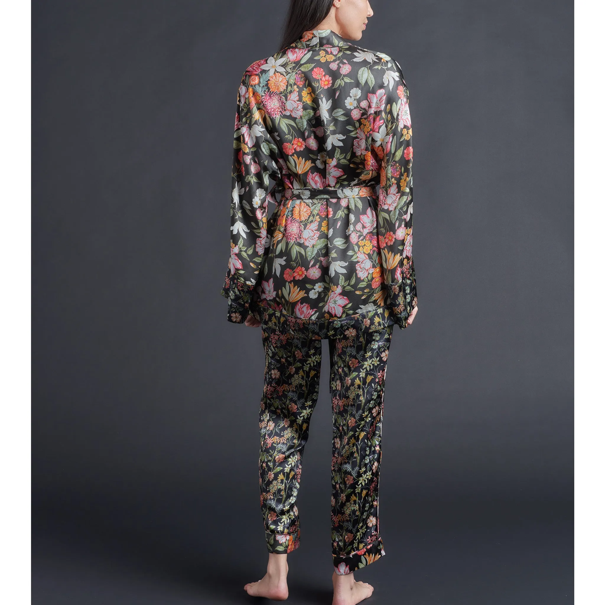 Albertina Jacket in Liberty Print Silk Charmeuse