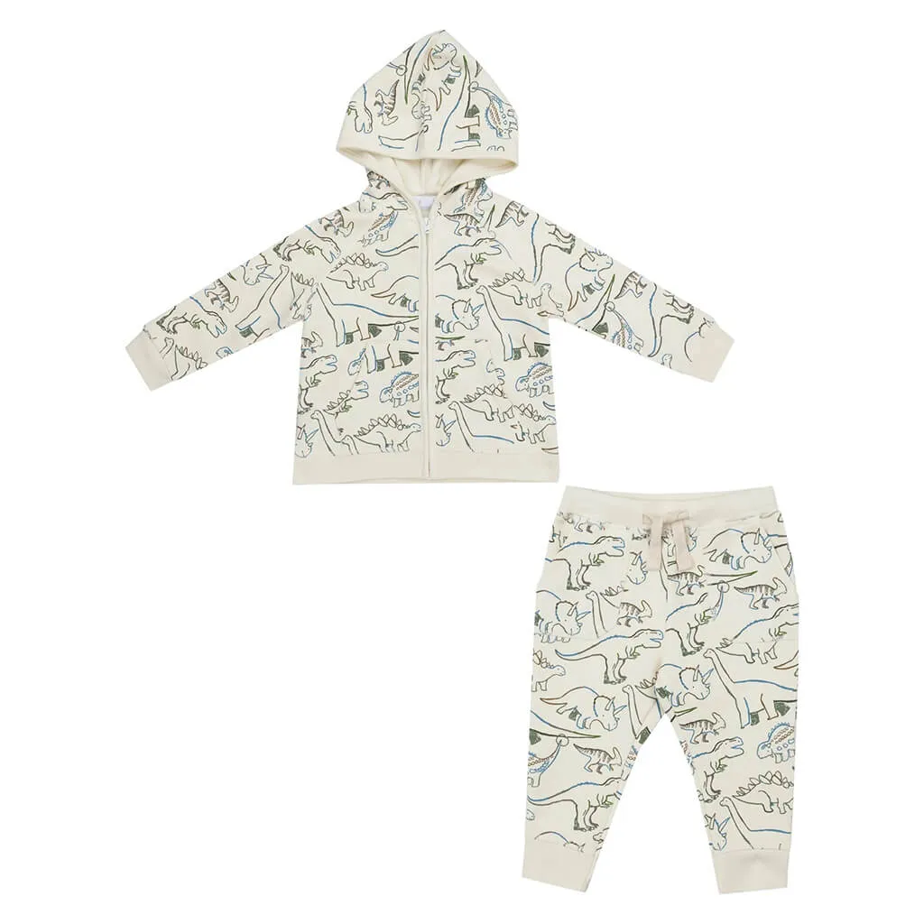 Angel Dear Hoodie and Jogger Set Artsy Dinos