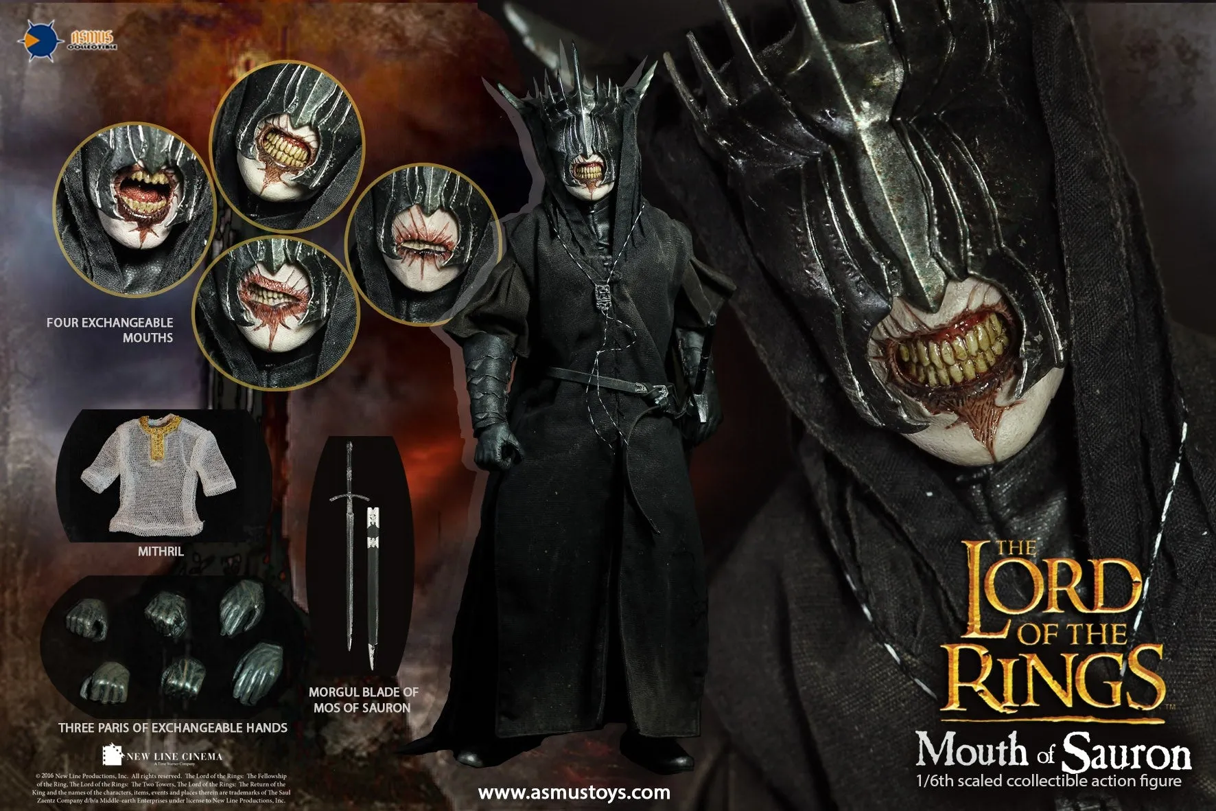 Asmus Toys The Lord of the Rings The MOUTH OF SAURON