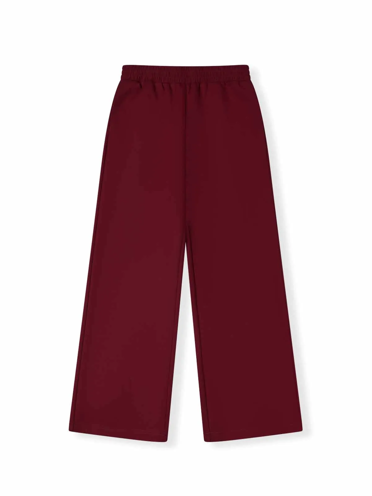 ASOBIO Mid-Rise Wide-Leg Cozy Sweatpants