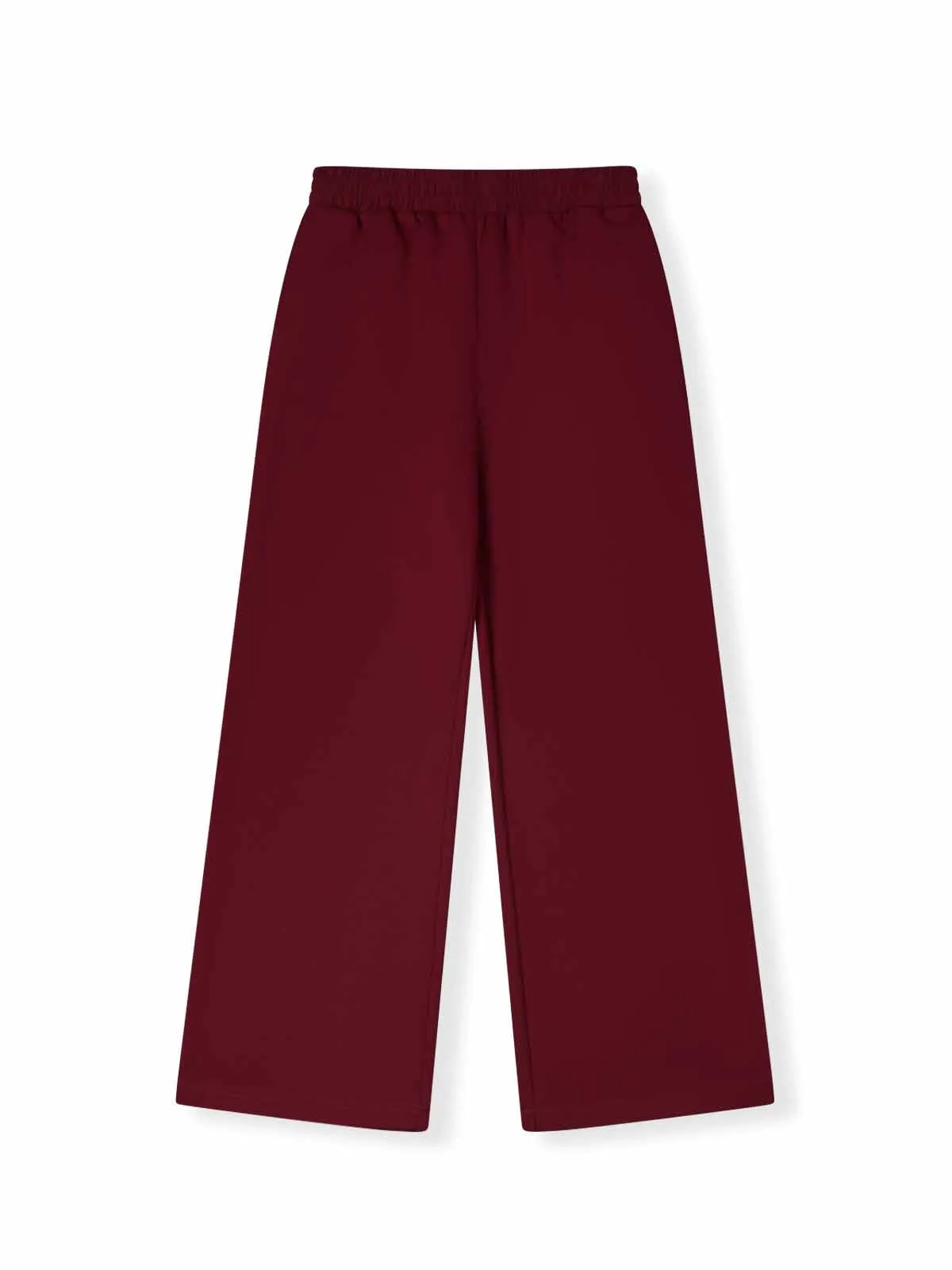 ASOBIO Mid-Rise Wide-Leg Cozy Sweatpants