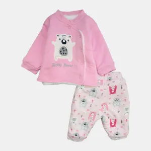 Baby Bear Long-Sleeved Fleeced Pajama