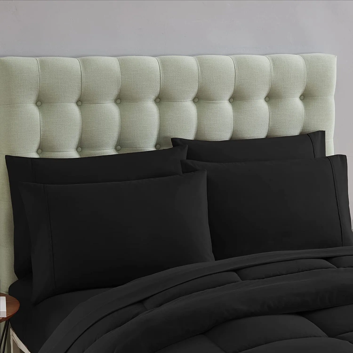 Black Study Bed Set