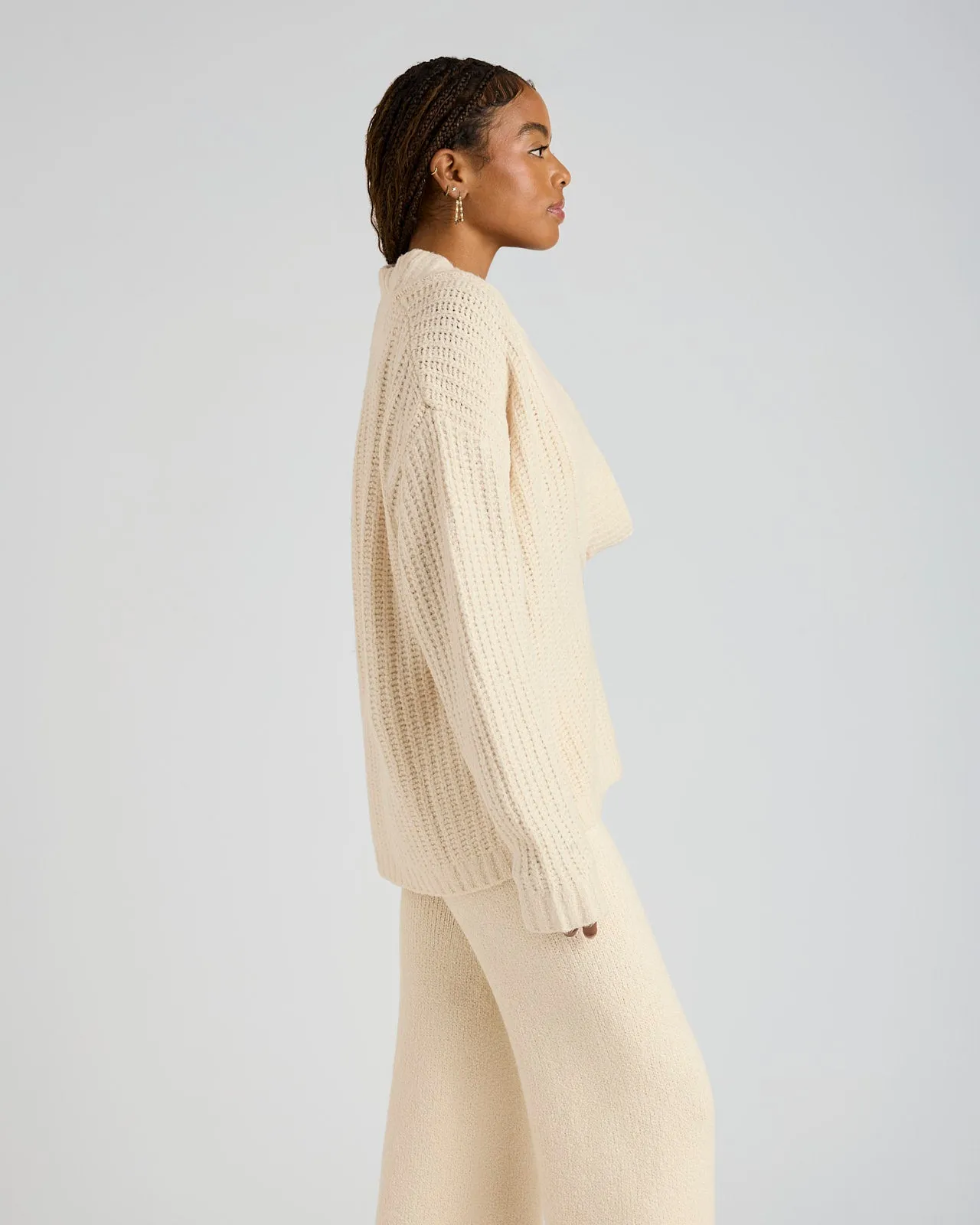 Blanket Soft Open Back Sweater