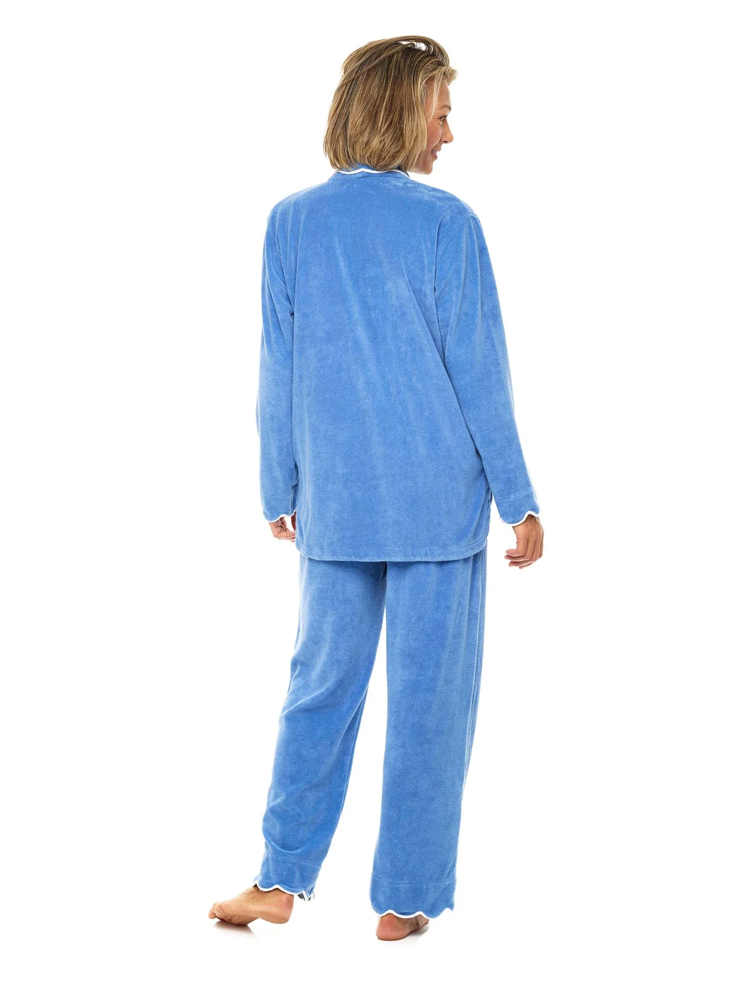 Blue French Terry Pajamas