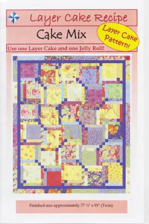 CAKE MIX - Cozy Quilt Designs Pattern DIGITAL DOWNLOAD