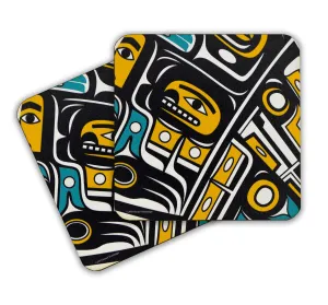 Chilkat Wooden Coasters