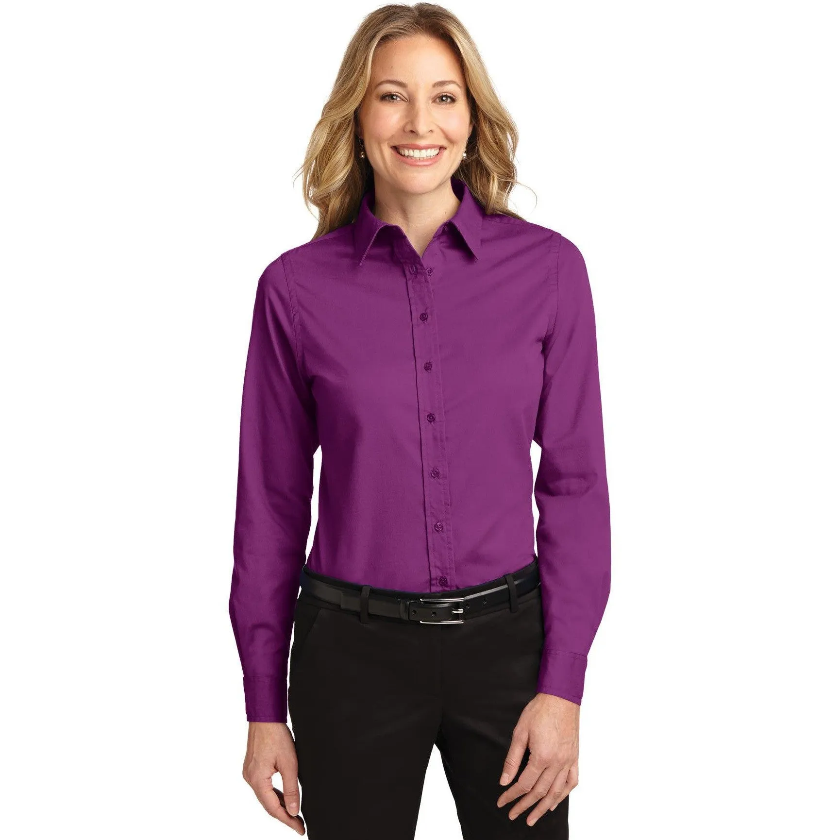 CLOSEOUT - Port Authority Ladies Long Sleeve Easy Care Shirt