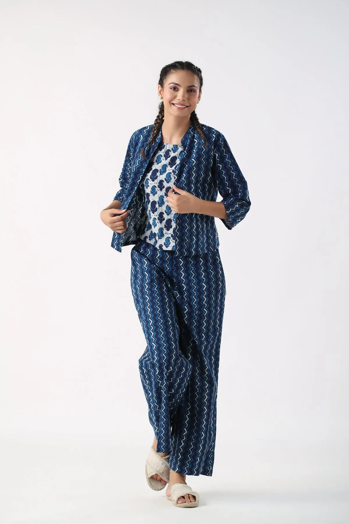 Coastal Escape Cotton Three Piece Set