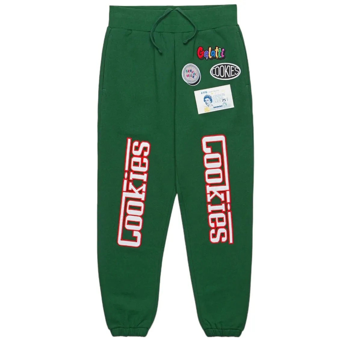 Cookies Enzo Fleece Sweatpants (Forest Green) CM241BKP03