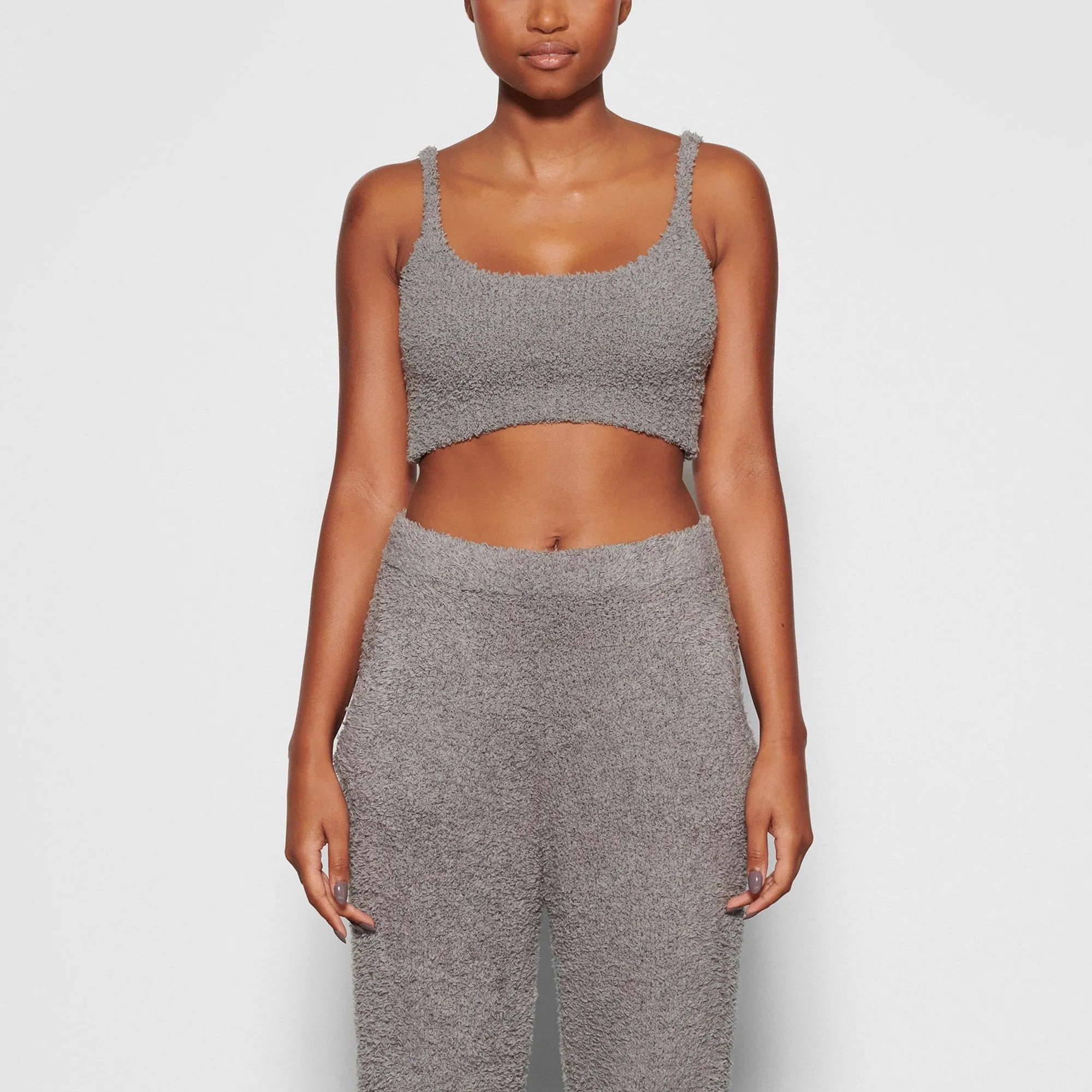 COZY KNIT BRALETTE | SMOKE