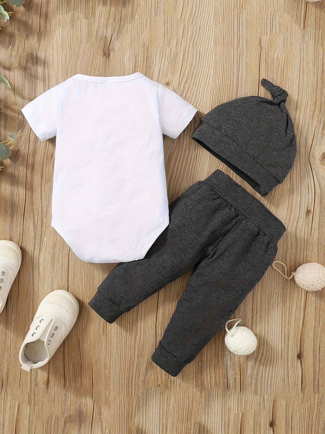 Daddy And Son Print Outfit Set for Baby Boys Gift