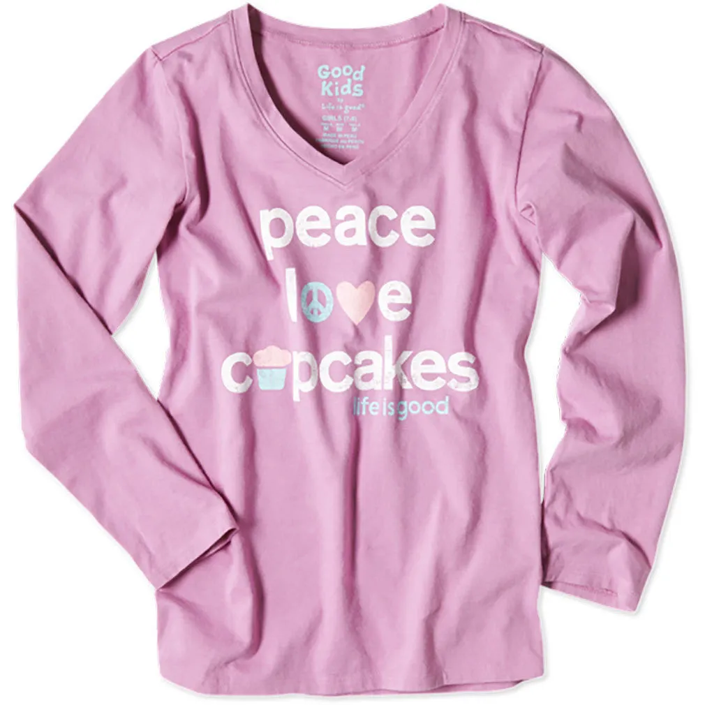 Easy L/S Peace Love Cupcke T-Shirt by Life is good