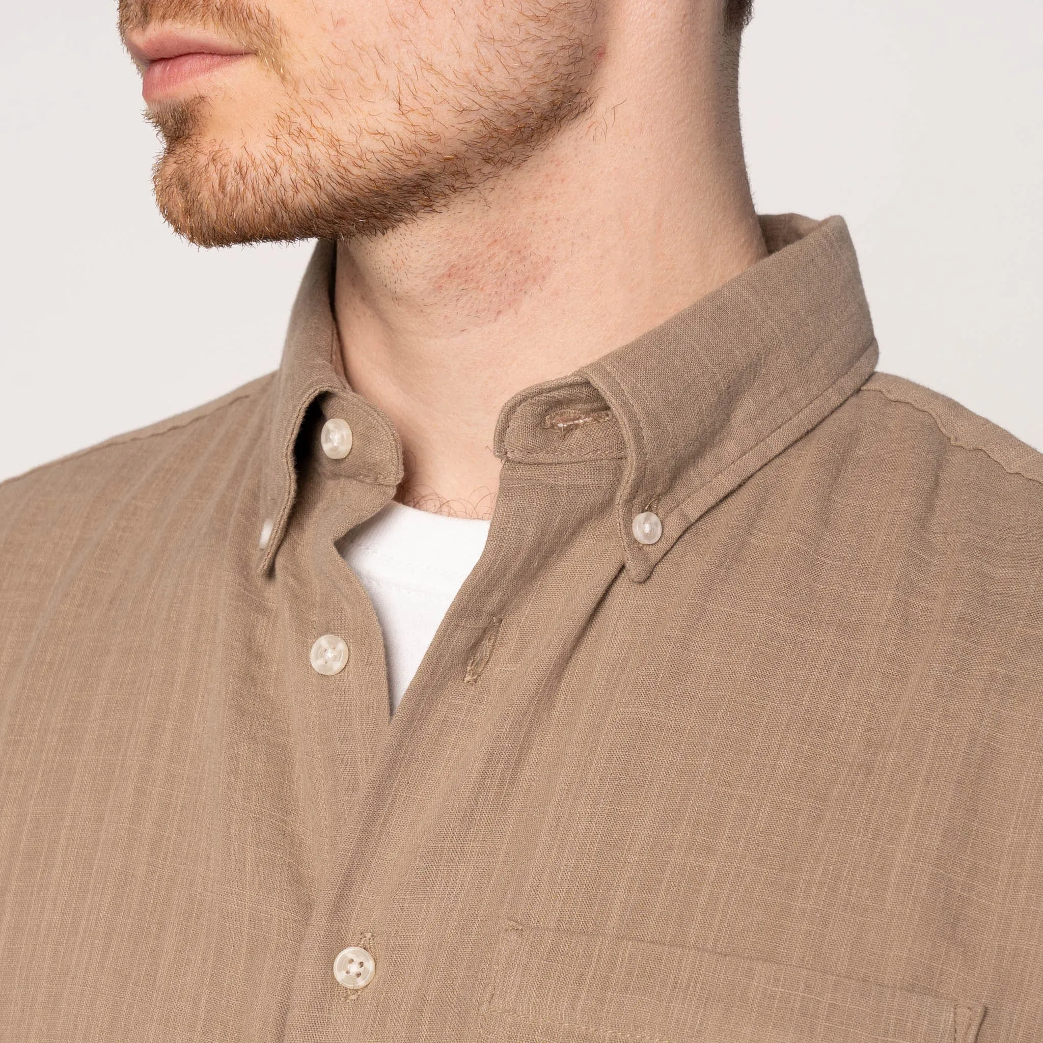 Easy Shirt - Double Wave Slub Gauze - Sand