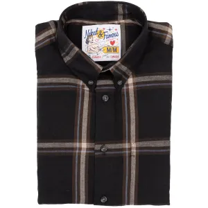 Easy Shirt - Hemp Blend Check - Black