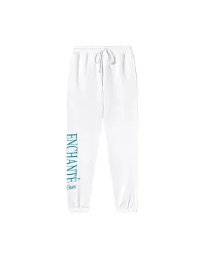 Enchanté Chalet Sweatpants | White