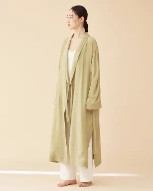 George Shawl Collar Robe / Green Tea