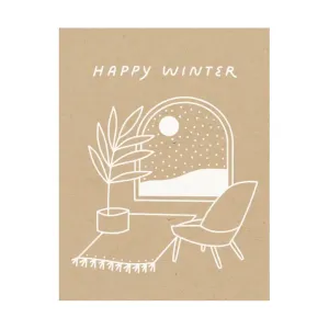 Happy Winter Card by Worthwhile Paper