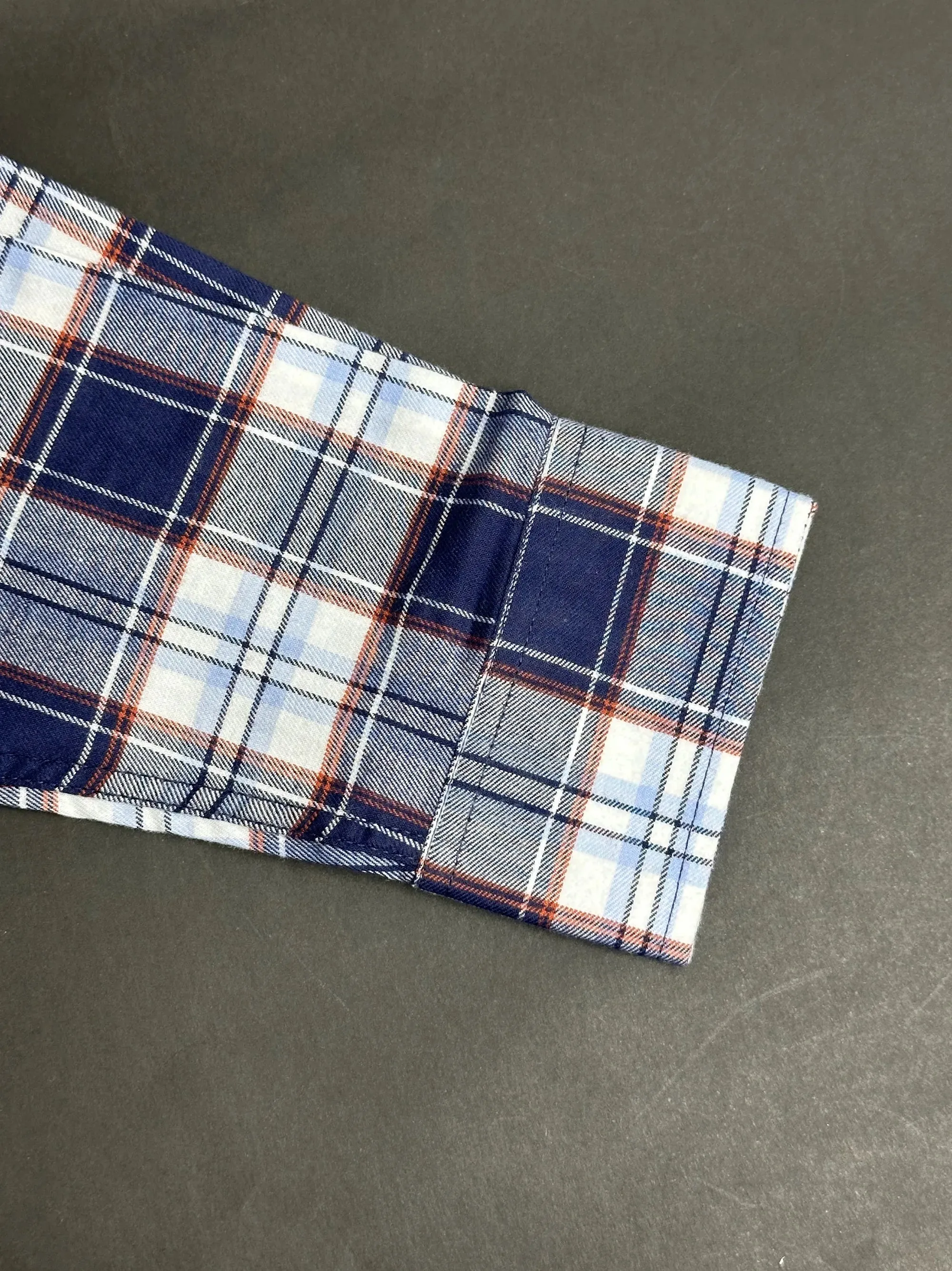 Men's Colorful White Check Shirt