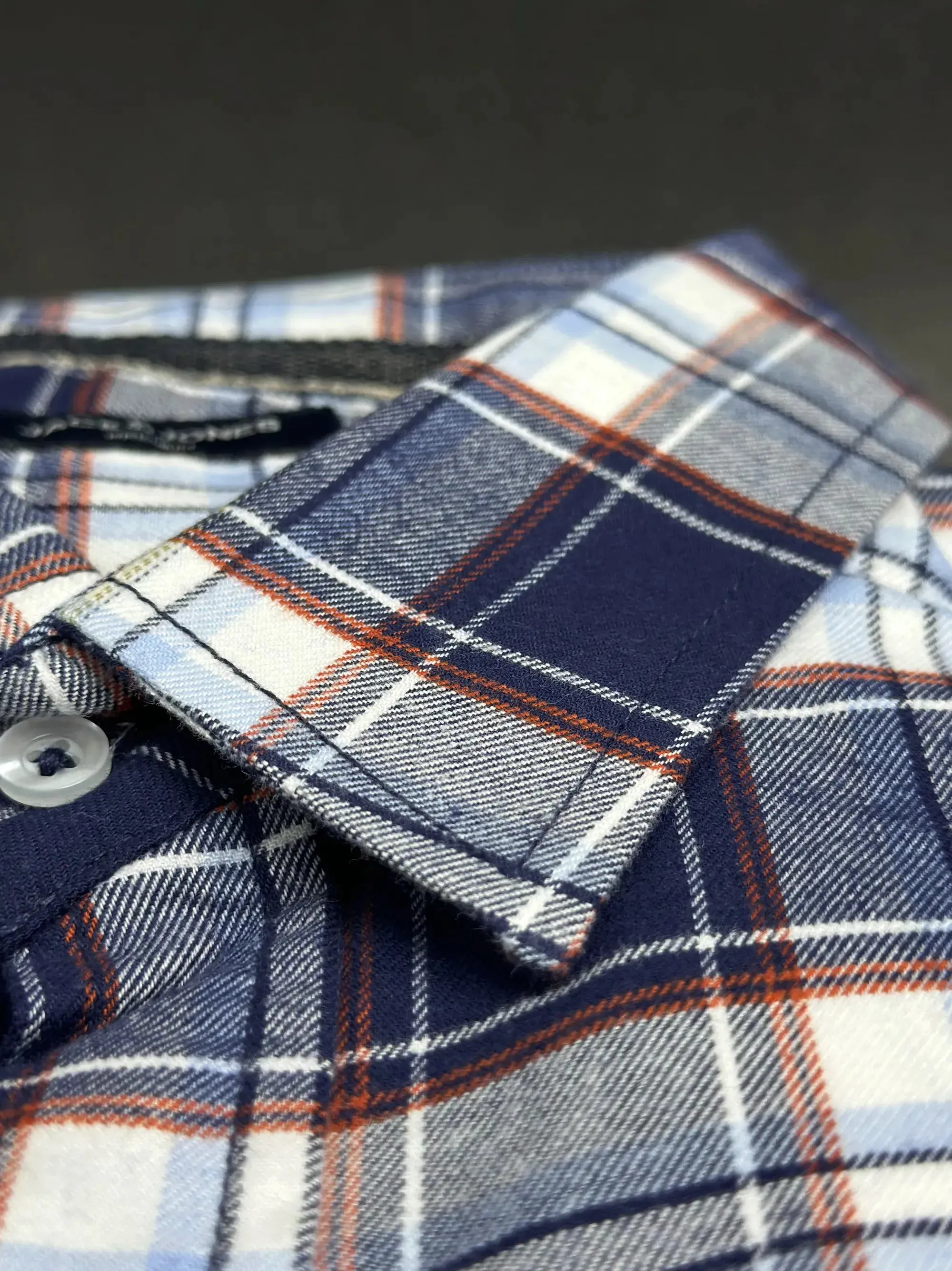 Men's Colorful White Check Shirt