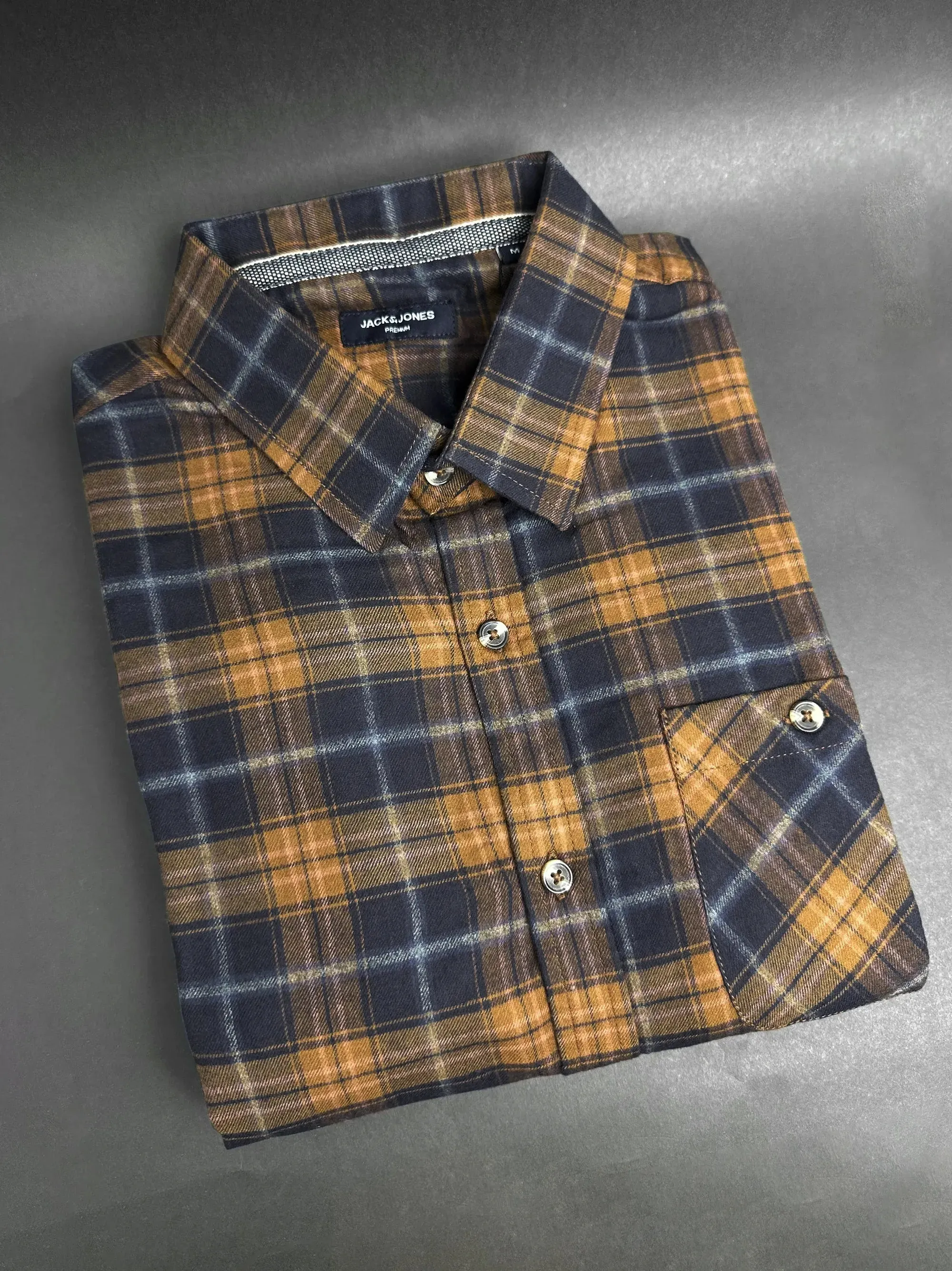 Men's Colorful White Check Shirt