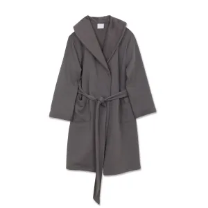 NATHAN DARK GREY BOYS BATHROBE