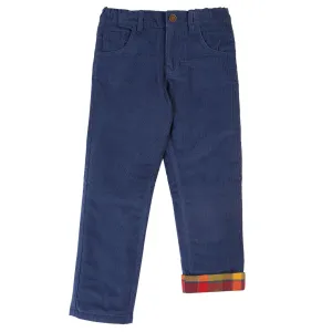 Navy Blue Callum Slim Cords