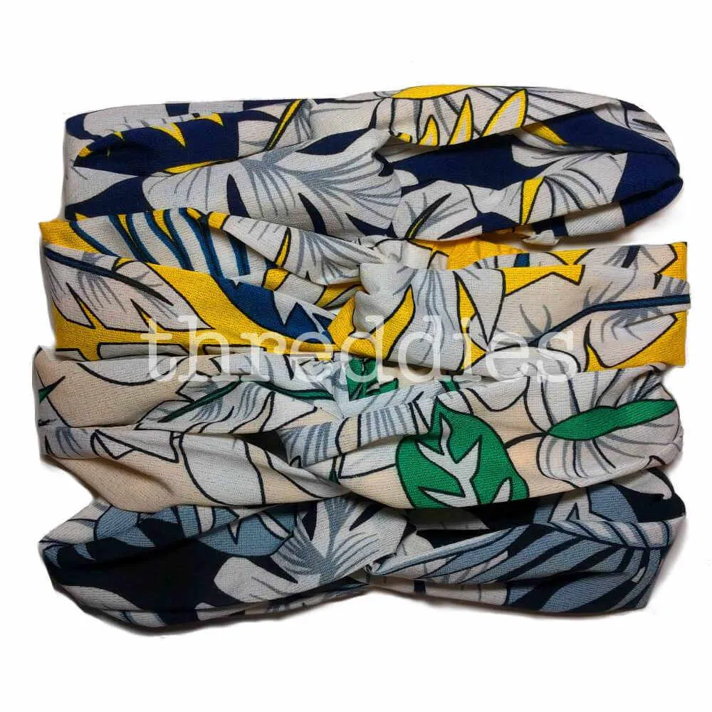 Palm Leaf Turban Headbands