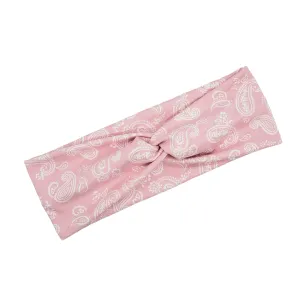 Pink Paisley Headband