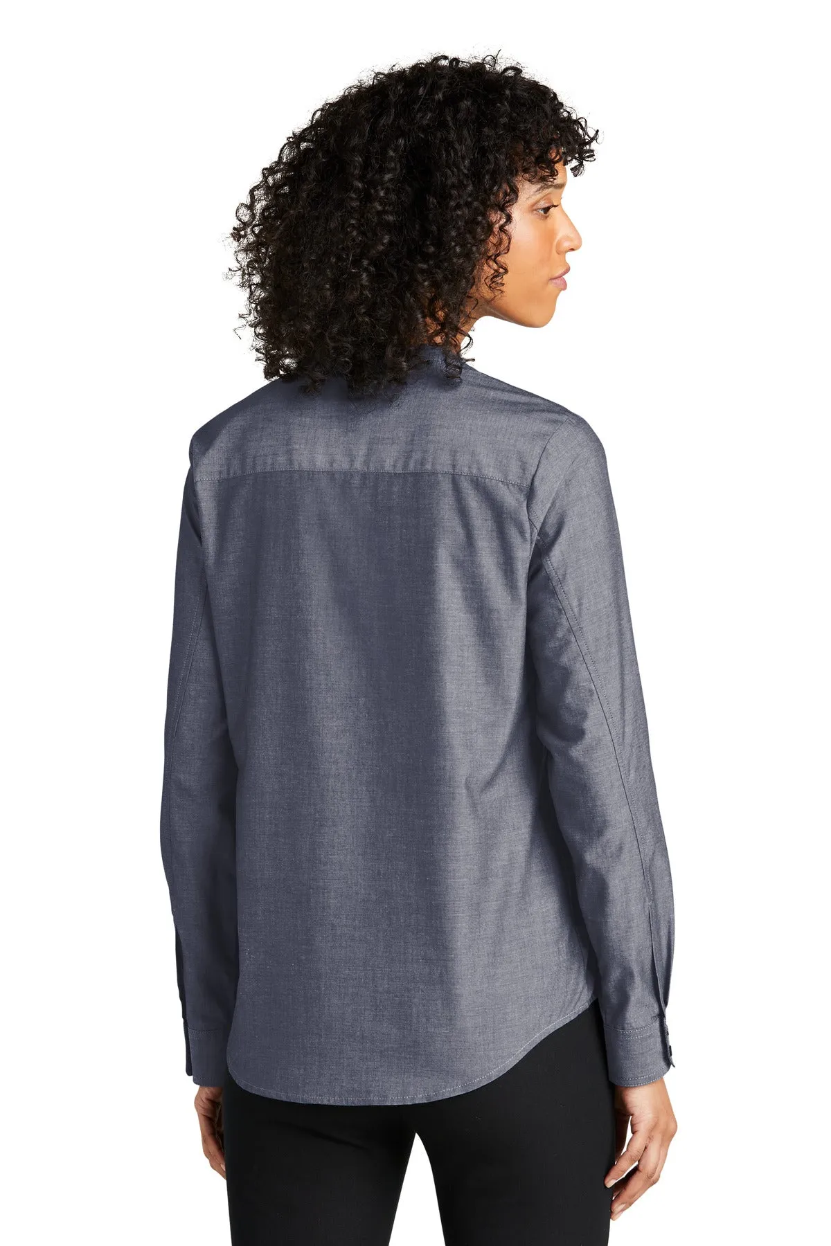 Port Authority Ladies Long Sleeve Chambray Easy Care Shirt LW382