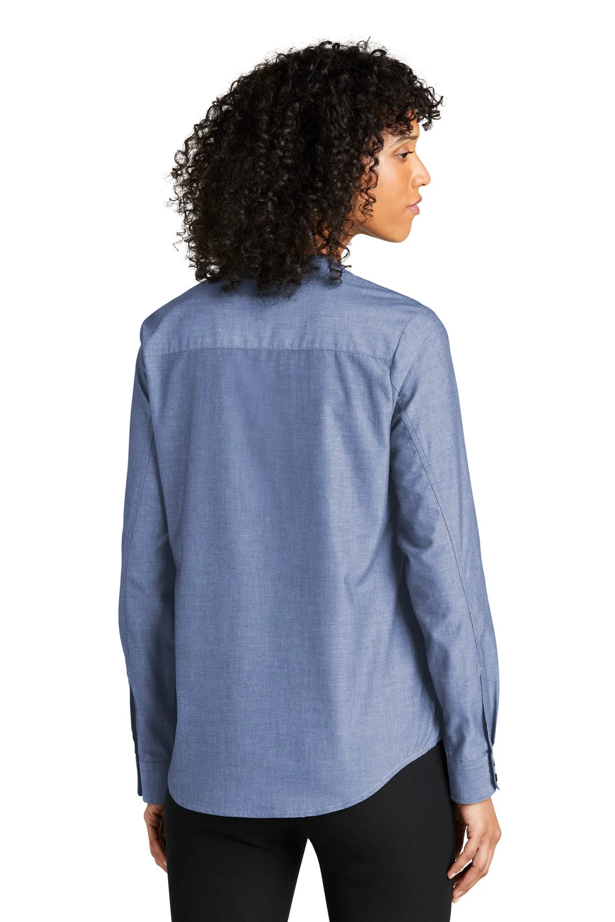 Port Authority Ladies Long Sleeve Chambray Easy Care Shirt LW382