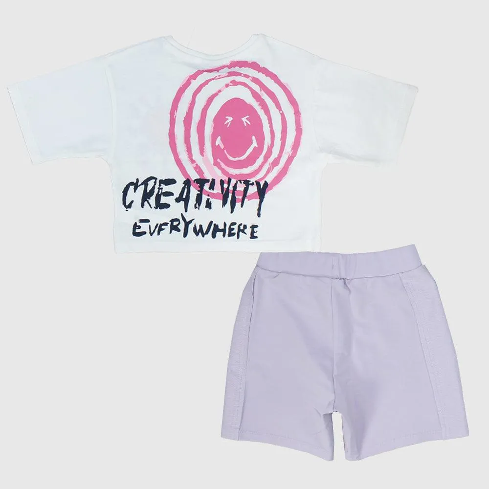 "Creativity Everywhere" 2-Piece Outfit Set