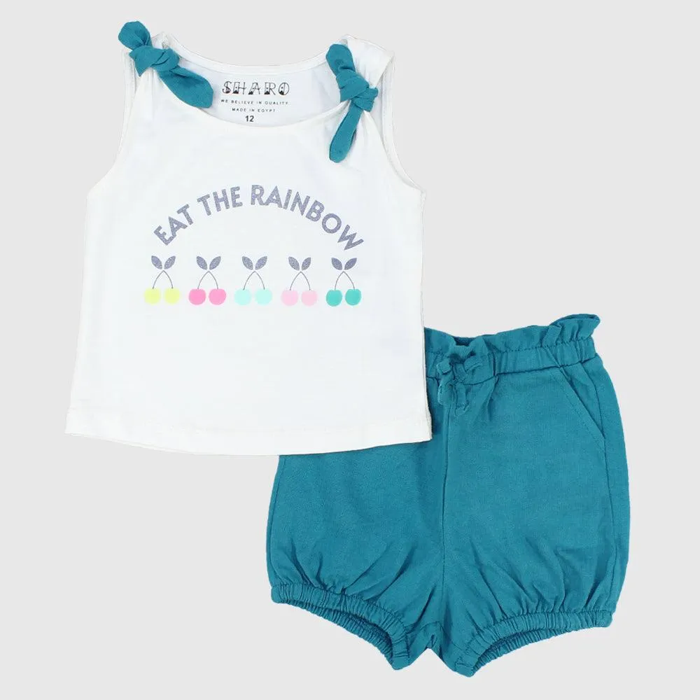 "Eat The Rainbow" 2-PieceOutfit Set