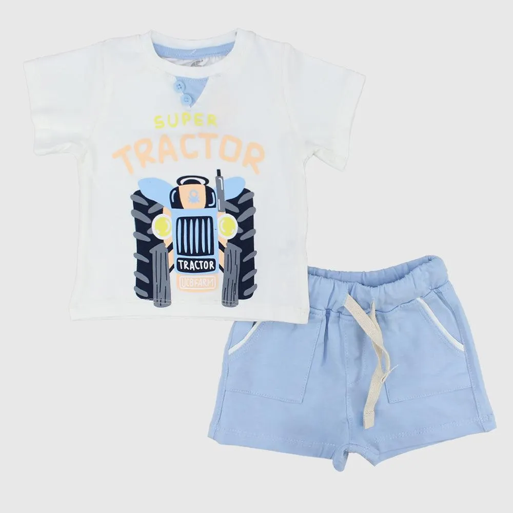 "Super Tractor" 2-Piece Outfit Set