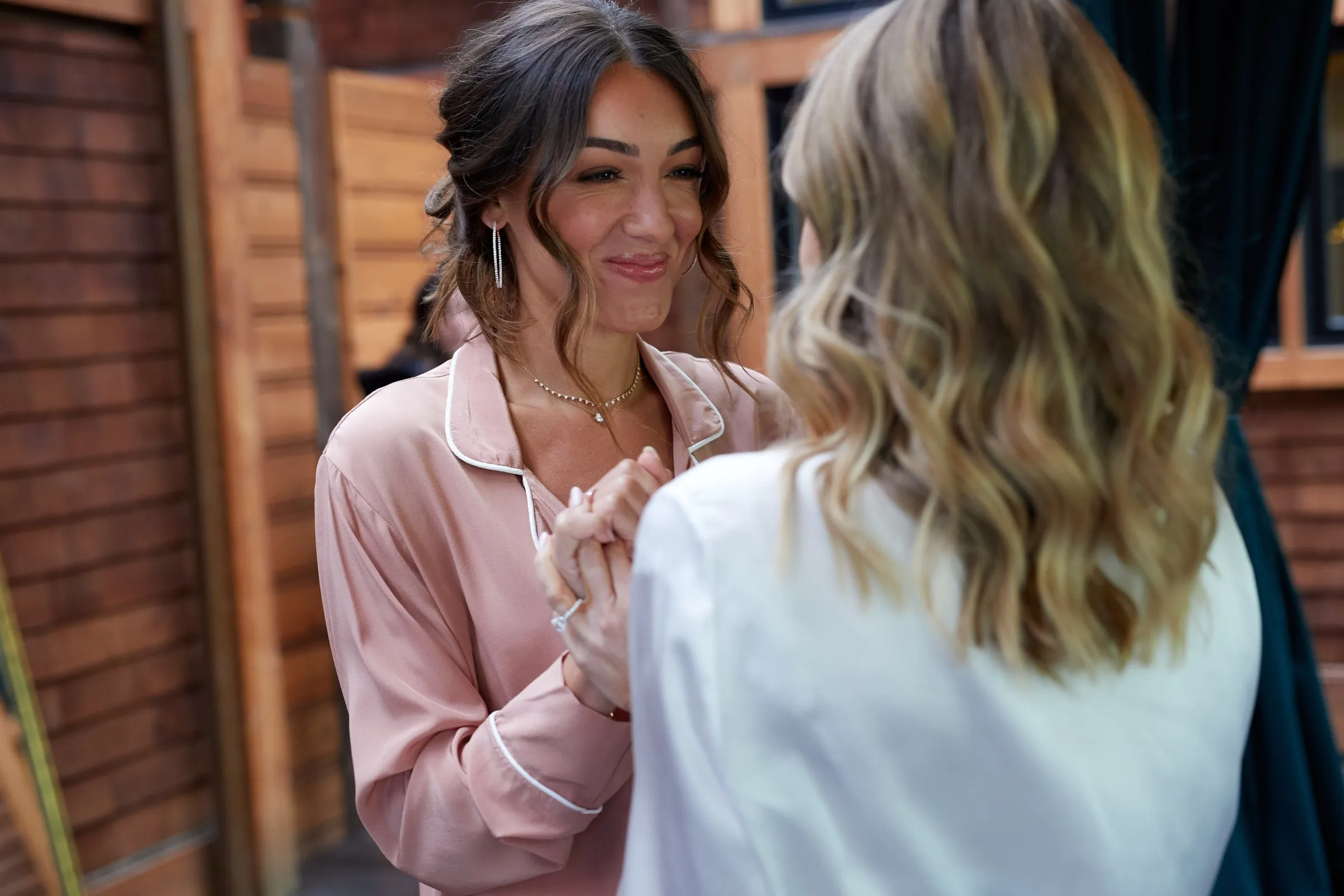 Silk Boyfriend Shirt: Apricot