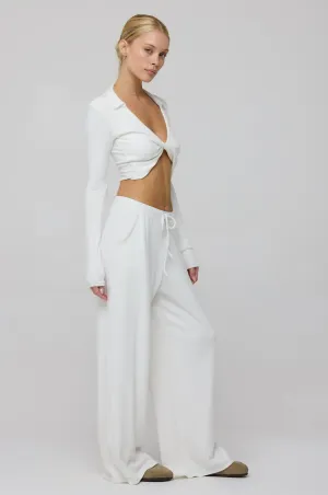 Skylar Rib in White