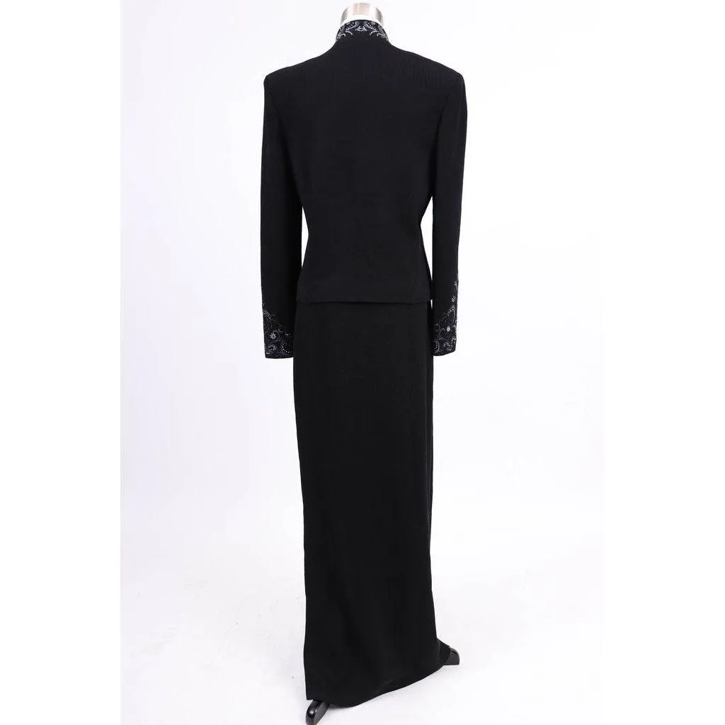 ST. JOHN 90's Evening Skirt Suit | Size S/M