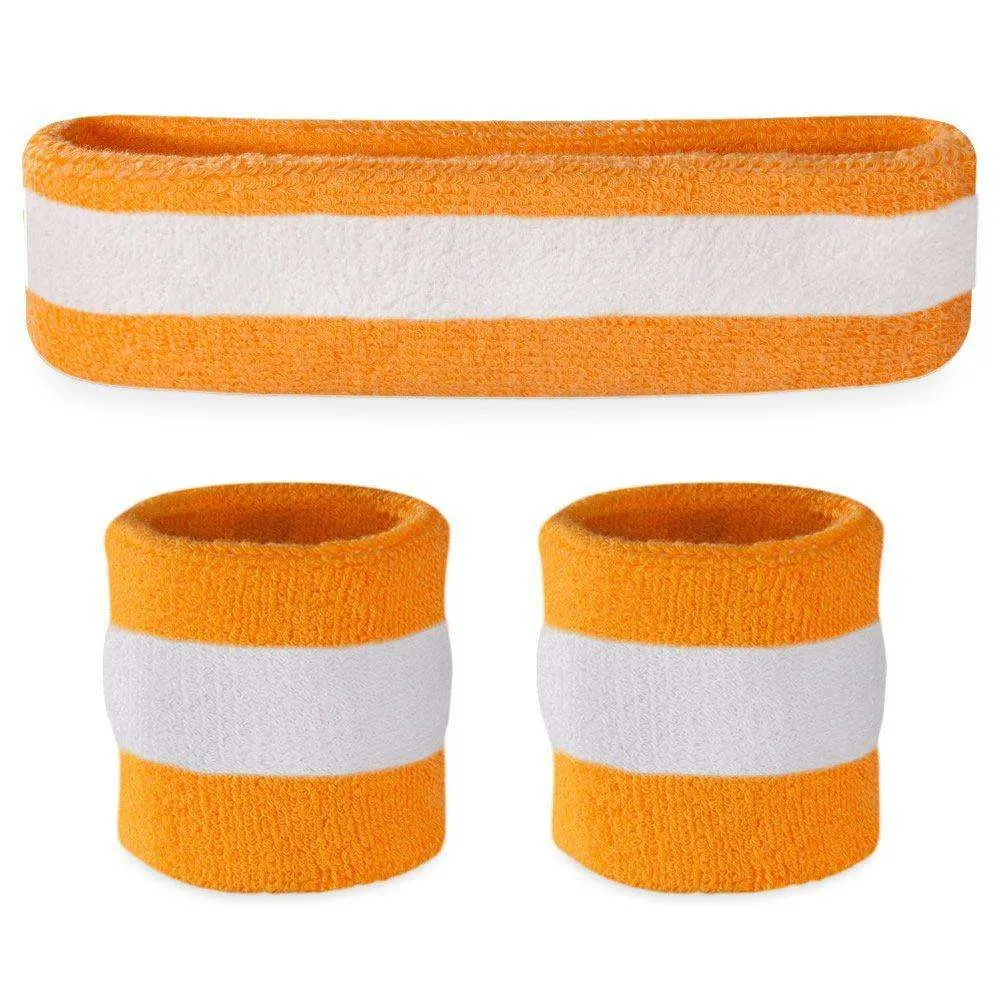 Striped Sweatbands Sets