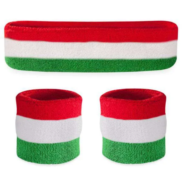 Striped Sweatbands Sets