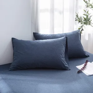 The Loft Navy Pillow Case Set