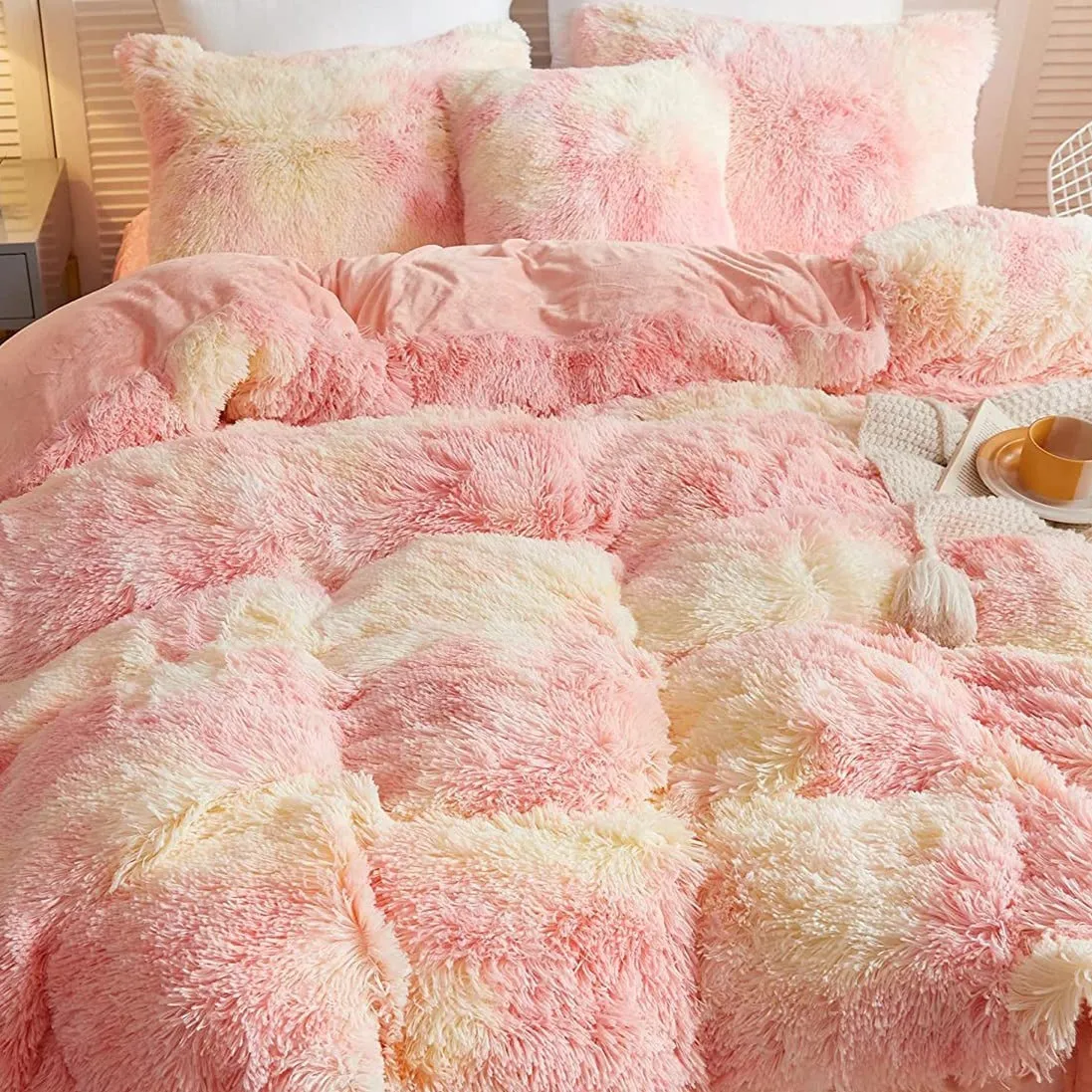 The Softy Rainbow Pink Bed Set