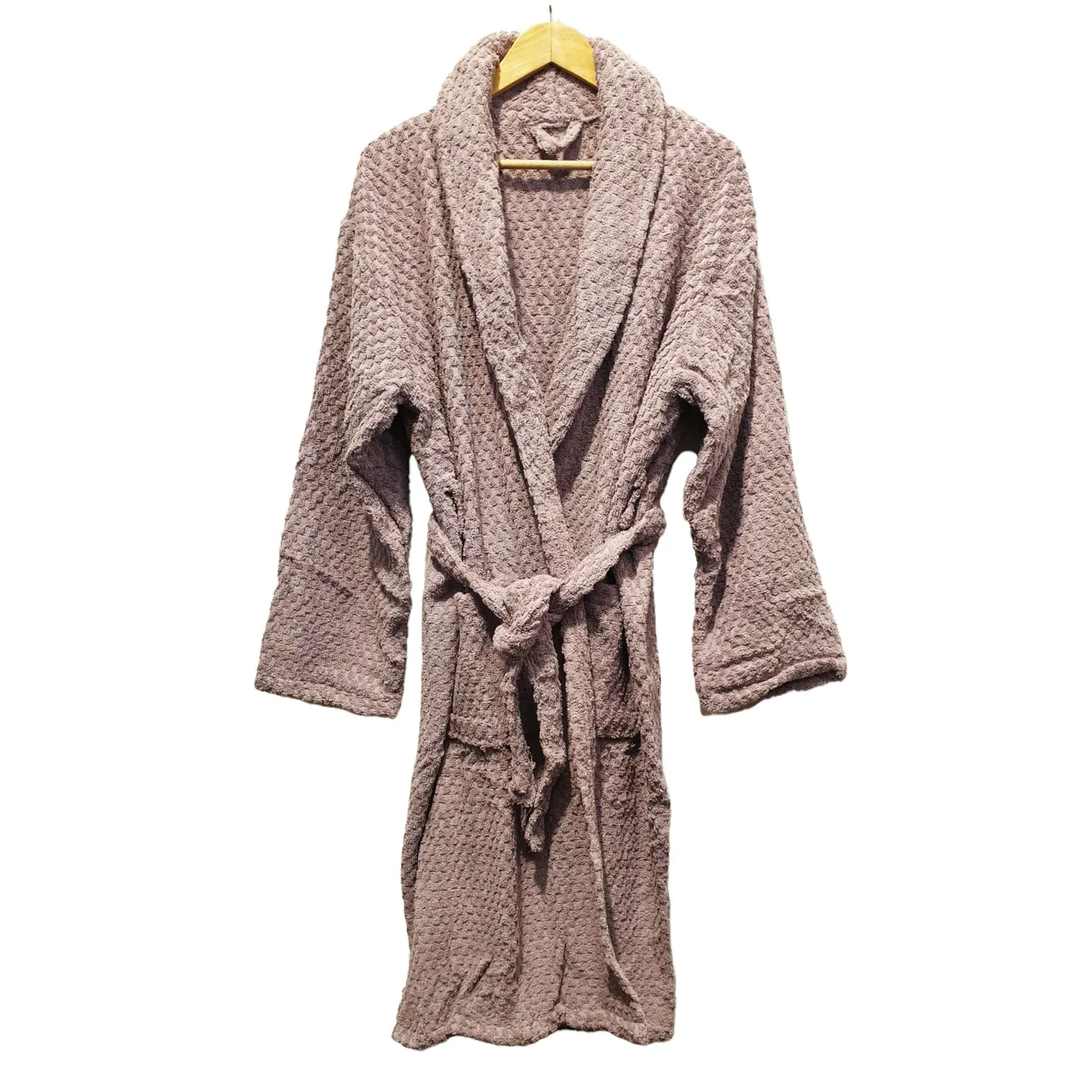 Turkish Terry Towel Bathrobe Lila